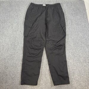 Mode Of One Pants Mens Large (Fits 32x30) Black Cargo Utility Streetwear Nylon‎